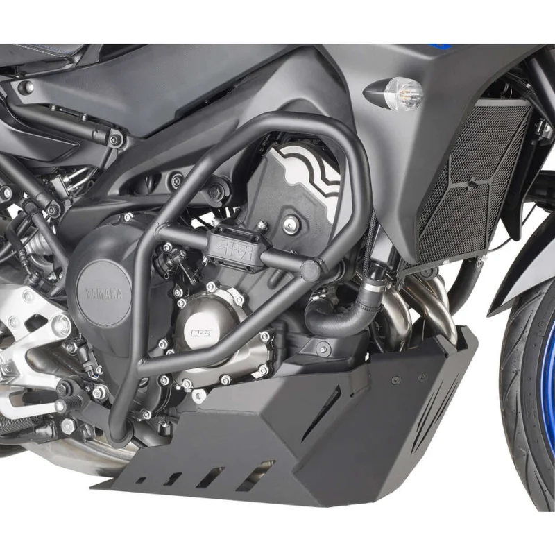 Prezzo Basso Black tubular engine guard Integrated slider Givi TN2139 For YAMAHA Tracer 900 / Tracer 900 GT (18 > 20)