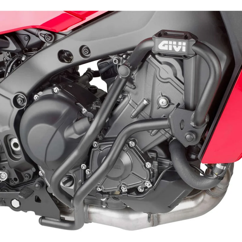 Must-Have Black tubular engine guard Integrated slider Givi TN2159B For YAMAHA Tracer 9 / Tracer 9 GT / Tracer 9 GT+ (21 > 24)