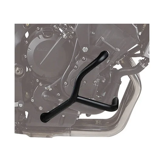 Black tubular engine guard Integrated slider Givi TN358 For YAMAHA FZ6/FZ6 600 Fazer (04 > 06); FZ6 S2 / FZ6 600 Fazer S2 (07 > 11) Prezzo Di Fabbrica