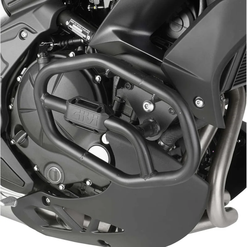 Spedizione Espresso Black tubular engine guard Integrated slider Givi TN4114 For KAWASAKI Versys 650 (15 > 21)