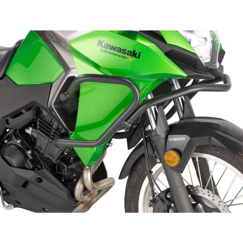 Compra Oggi Stesso Black tubular engine guard Integrated slider Givi TN4121 For KAWASAKI Versys-X 300 (17 > 24)