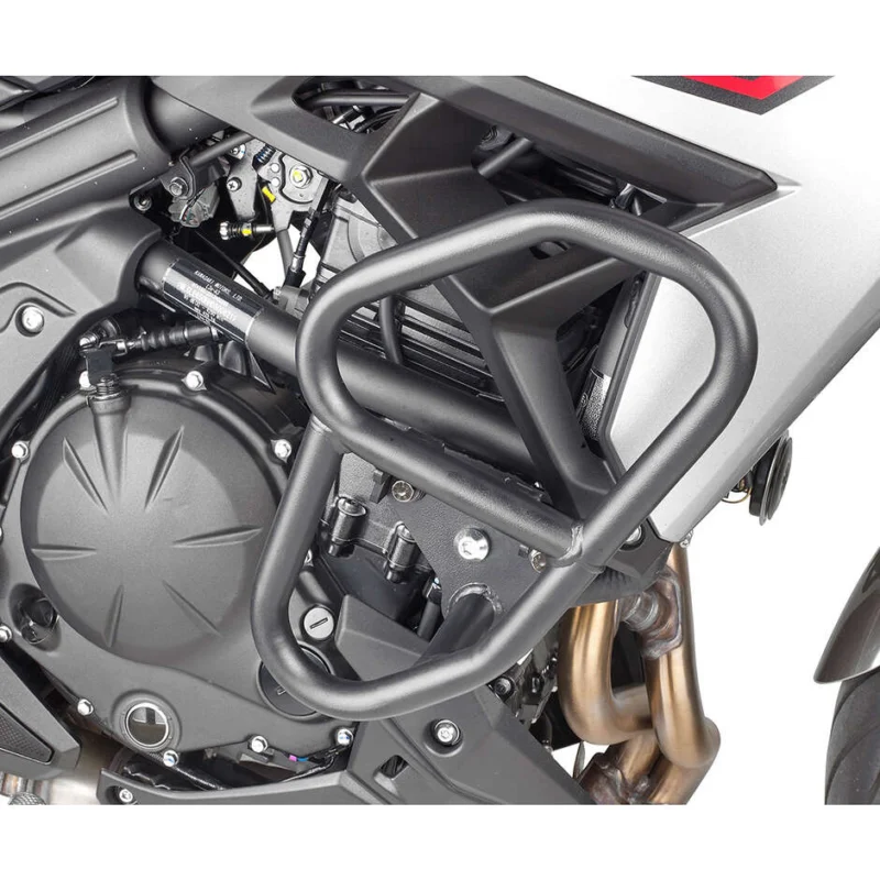 Offerta Del Giorno Black tubular engine guard Integrated slider Givi TN4132 For KAWASAKI Versys 650 (22 > 24)