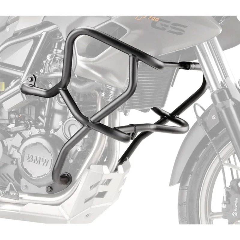 Compra Adesso Black tubular engine guard Integrated slider Givi TN5103 For BMW F 650 GS / F 800 GS (08 > 17); F 700 GS (13 > 17)