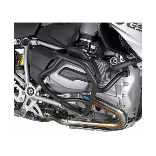 Black tubular engine guard Integrated slider Givi TN5108 For BMW R 1200 GS (13 > 18); R 1200 R / R 1200 RS (15 > 18) Compra Online