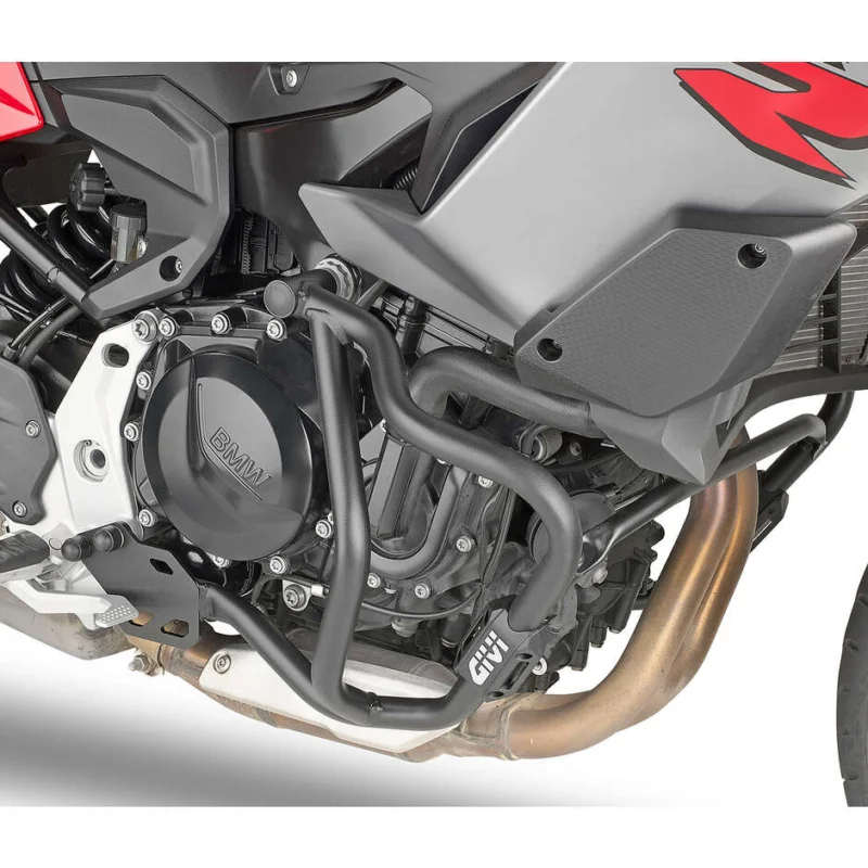 Promozione Esclusiva Black tubular engine guard Integrated slider Givi TN5137 For BMW F 900 XR (20 > 24)