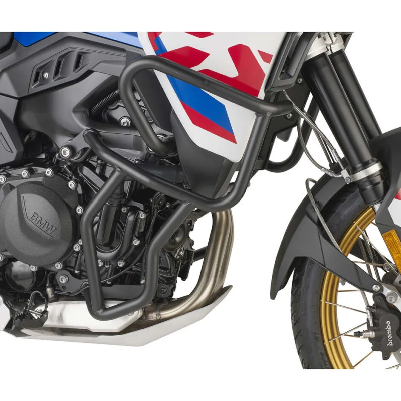Promozione Esclusiva Black tubular engine guard Integrated slider Givi TN5145 For BMW F 900 GS (24)