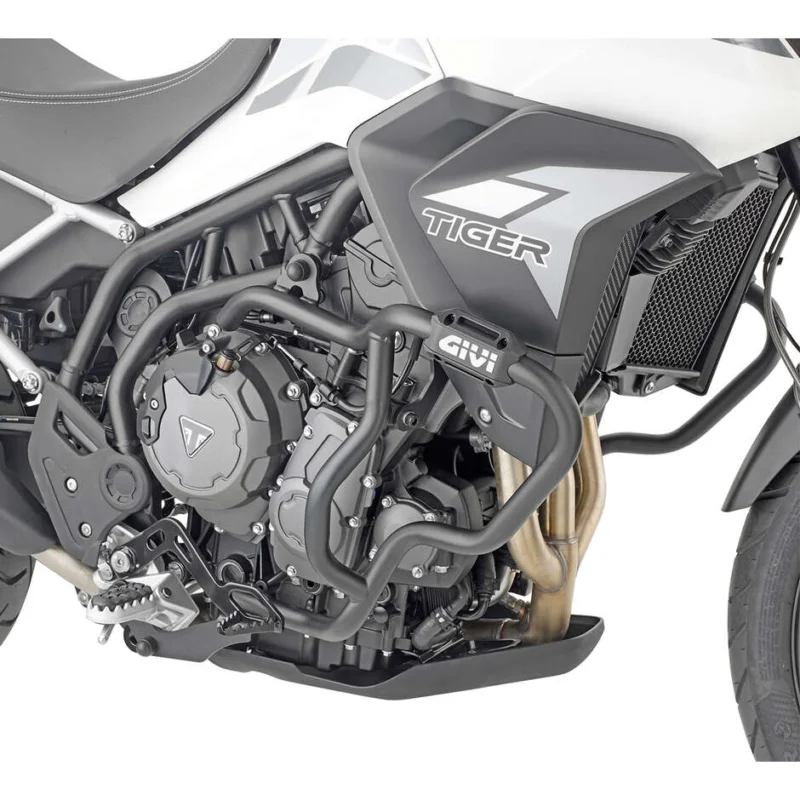 Prezzo Ridotto Black tubular engine guard Integrated slider Givi TN6415 For TRIUMPH Tiger 900 (20 > 24)