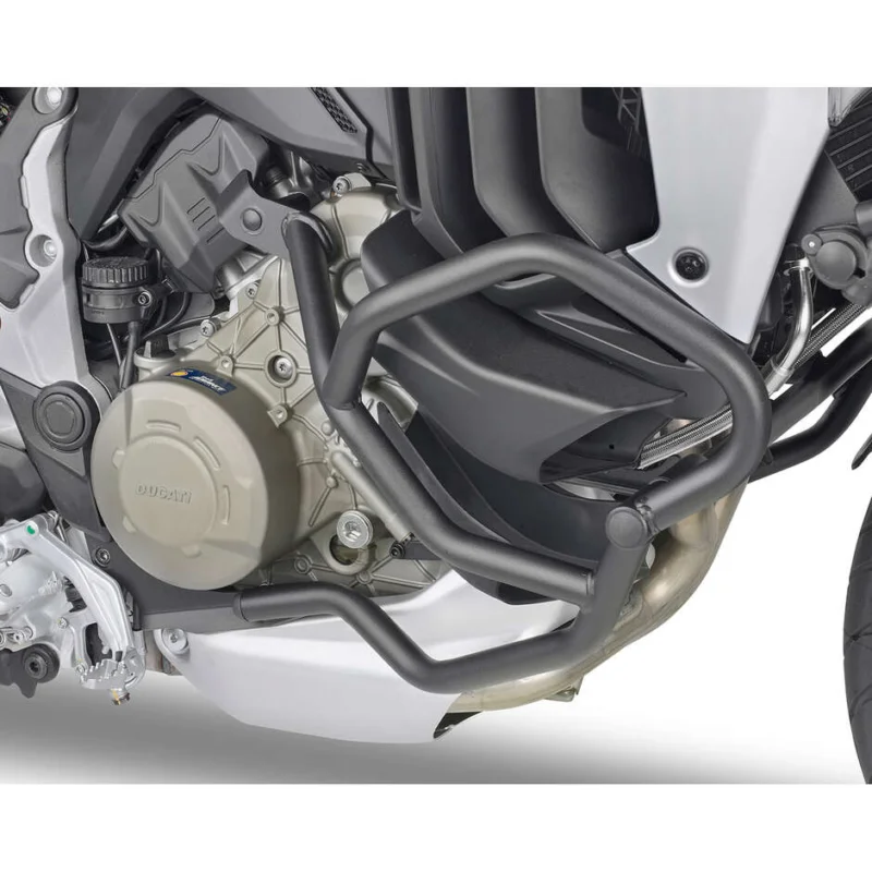 Black tubular engine guard Integrated slider Givi TN7413 For DUCATI Multistrada V4 - V4 S (21 > 24) Non Perdere