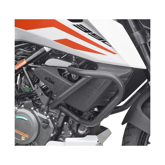 Professionale Black tubular engine guard Integrated slider Givi TN7711 For KTM 390 Adventure (20 > 24)