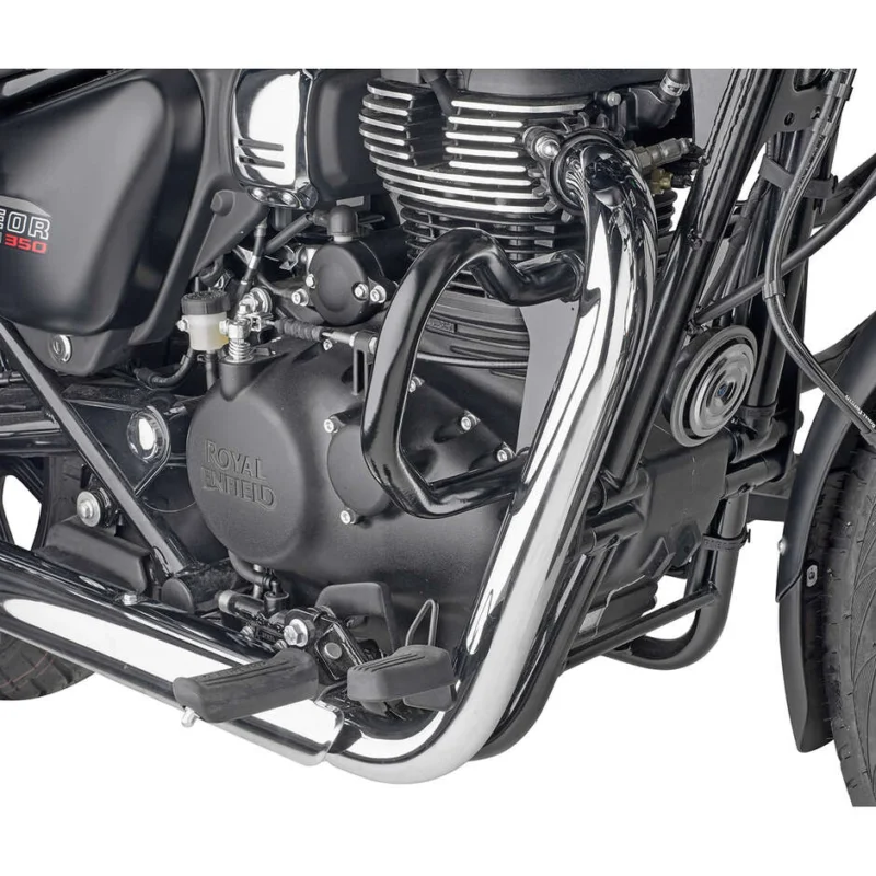 Novità Black tubular engine guard Integrated slider Givi TN9053 For ROYAL ENFIELD Meteor 350 (21 > 24)