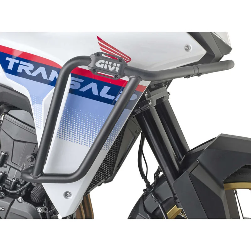 Black tubular engine guard Integrated slider Givi TNH1201 For HONDA XL 750 Transalp (23 > 24) Di Tendenza