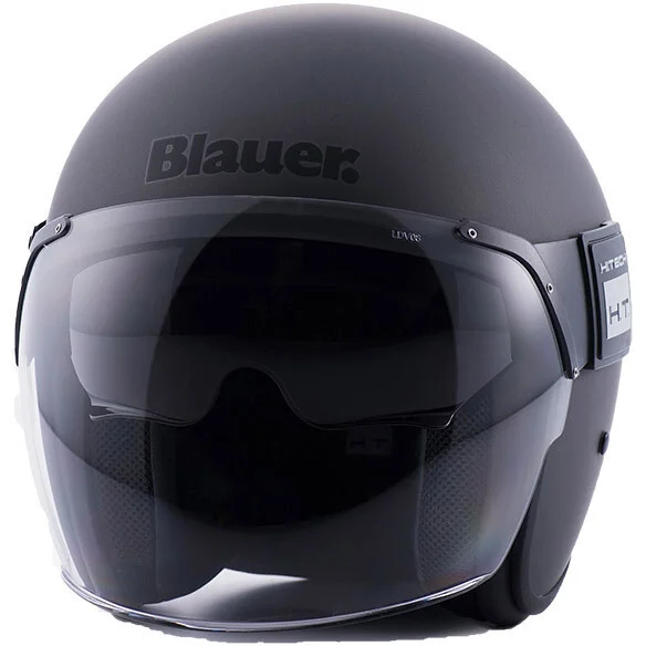Super Prezzo Blauer Pod 06 Mono Matt Titanium Jet Motorcycle Helmet