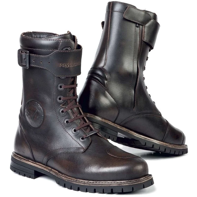 Boots Cafe Racer Motorcycle Technicians Stylmartin ROCKET Dark Brown Promozione Esclusiva