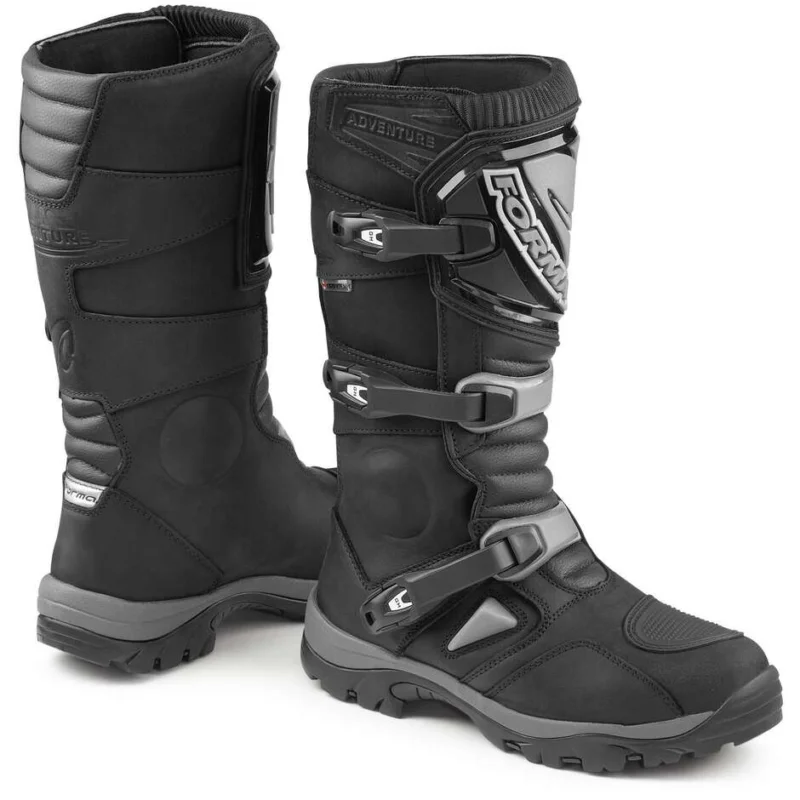 Boots Moto Cross Enduro ATV ADVENTURE Form Black Spedizione Gratuita