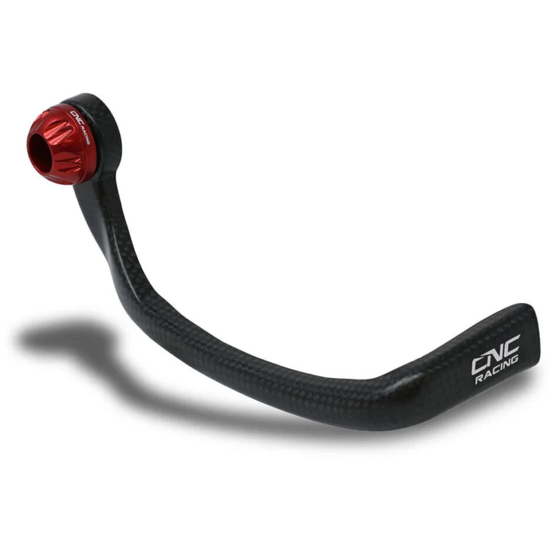 Quantità Limitata Brake-Guard Carbon Race - Front brake lever guard glossy carbon PL 150 CNC Racing Red