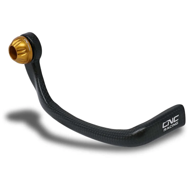 Offerta Limitata Brake-Guard Carbon Race PL150 - Front brake lever guard matt carbon CNC Racing Gold