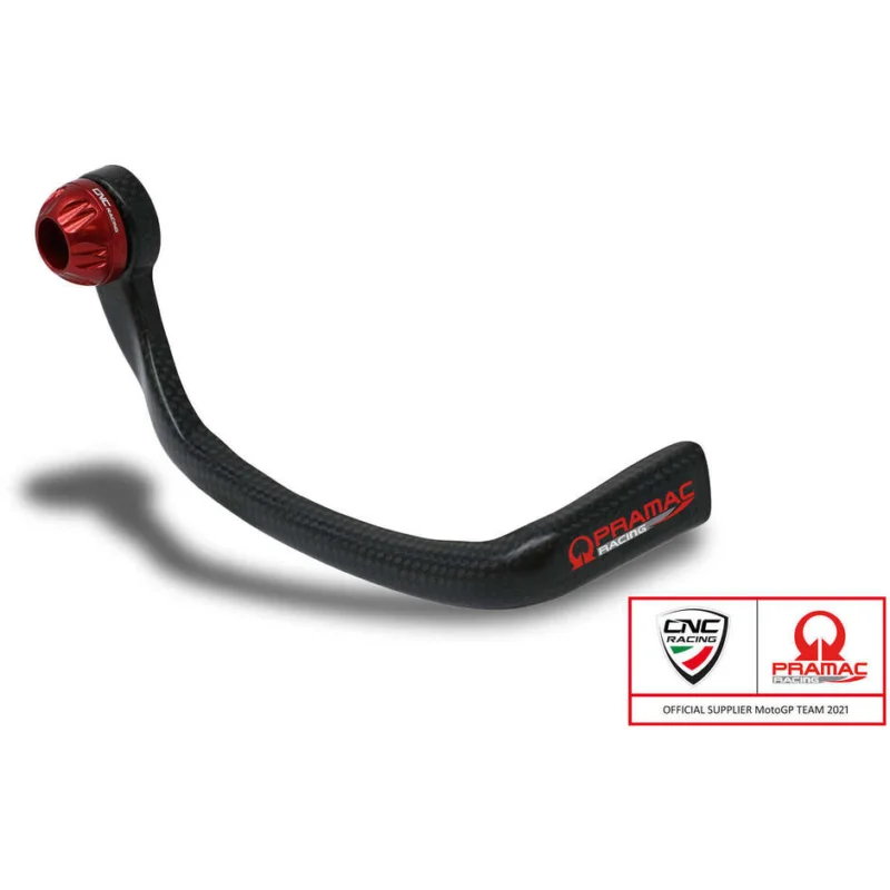 Brake-Guard Carbon Race PL150 - Front brake lever guard matt carbon - Pramac Racing Limited Edition CNC Racing Red Più Venduto
