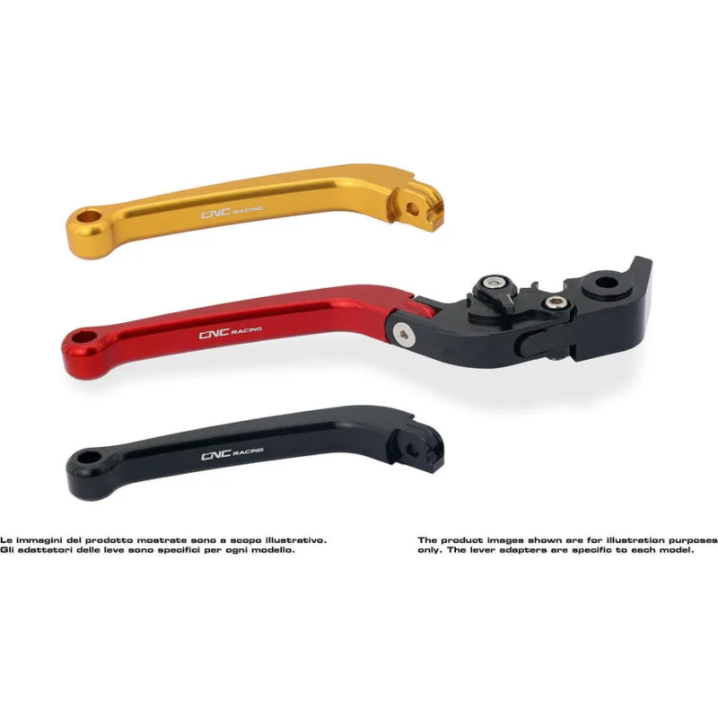 Spedito Oggi Brake Lever LBF16 - Long Folding Model CNC Racing Black