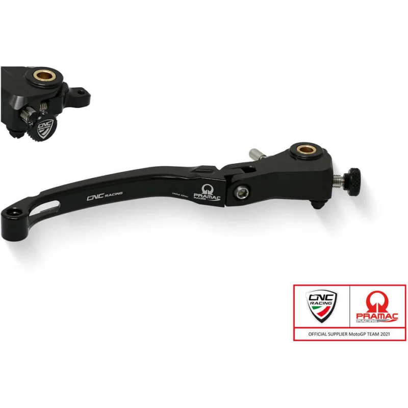 Brake Lever Race LBR04 - Folding Pramac Racing Limited Edition CNC Racing Black Prezzo Ridotto