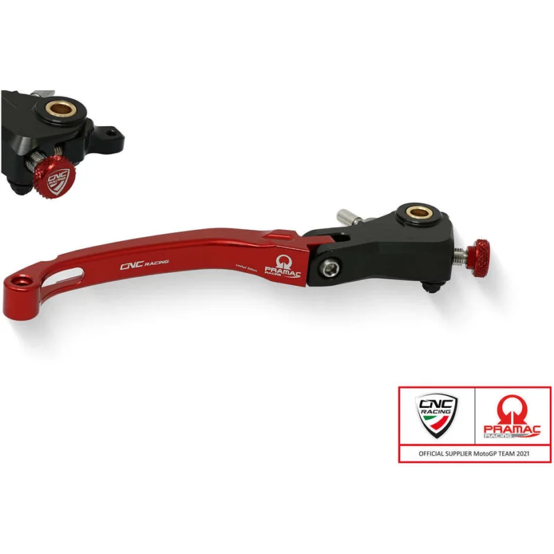 Brake Lever Race LBR04 - Folding Pramac Racing Limited Edition CNC Racing Red Spedito Oggi