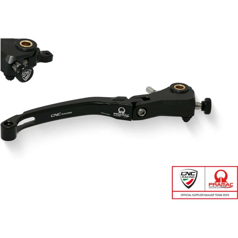 Brake Lever Race LBR16 - Folding Pramac Racing Limited Edition CNC Racing Black Occasione