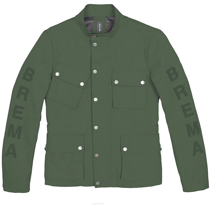 Prezzo Basso Brema Silver Vase Compact JM Green Motorcycle Jacket