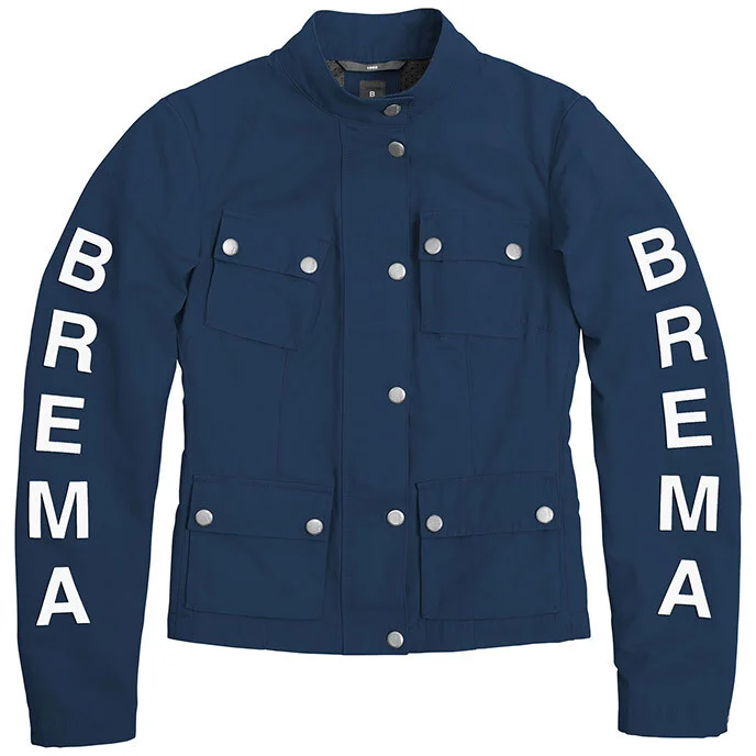 Ordina Subito Brema Silver Vase Compact JW Women's Motorcycle Jacket, Blue