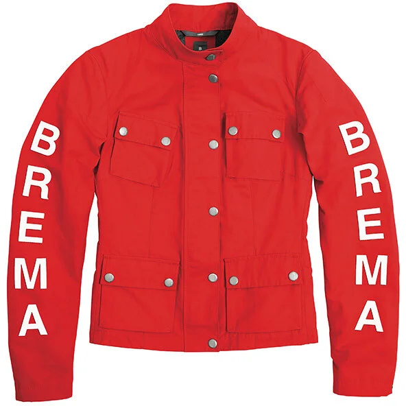 Prezzo Basso Brema Silver Vase Compact JW Women's Motorcycle Jacket Red