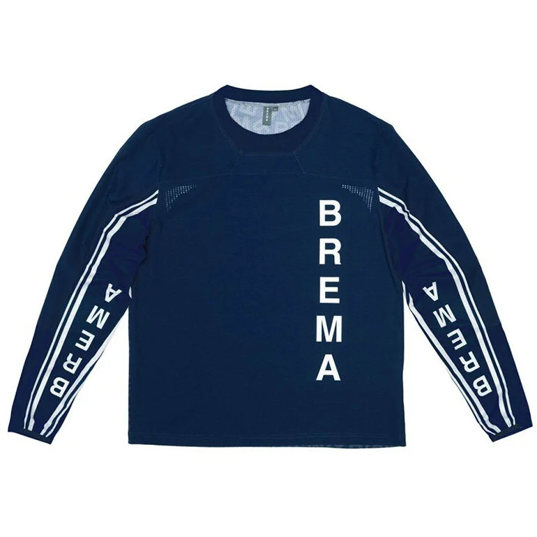 Brema Valli EX S Hard Navy Blue Moto Jersey Nuova Collezione
