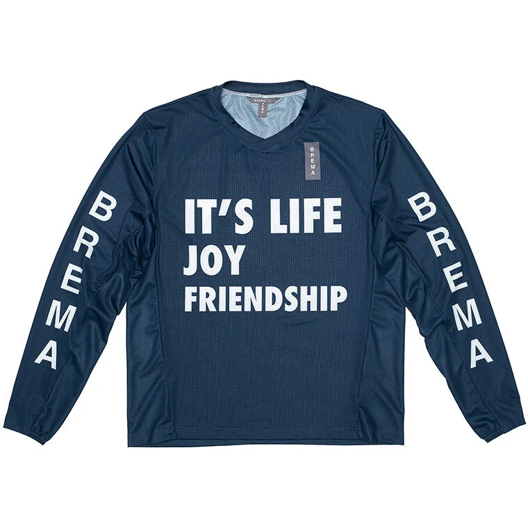 Offerta Limitata Brema Valli XR-S Life Navy Blue Cross Enduro Motorcycle Jersey
