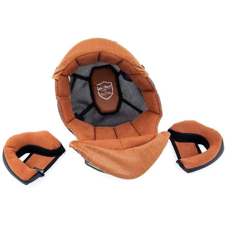 Soddisfatti O Rimborsati Brown Liner Set Scorpion for BELFAST EVO CARBON / LUXE Helmet