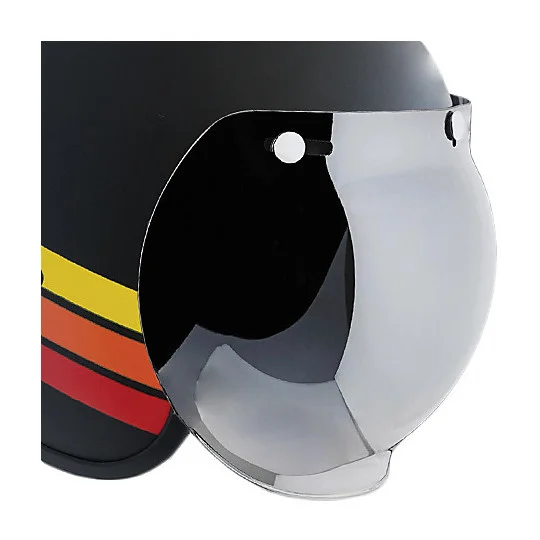 Più Venduto Bubble Mirror Visor Silver 3 Buttons for model 170 AGWY CGM (in sizes XS-S)