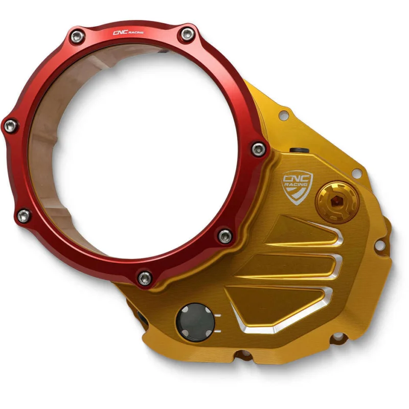 CA501 Clear Carter for Oil Clutches Ducati BICOLOR CNC Racing Gold Red Soddisfatti O Rimborsati