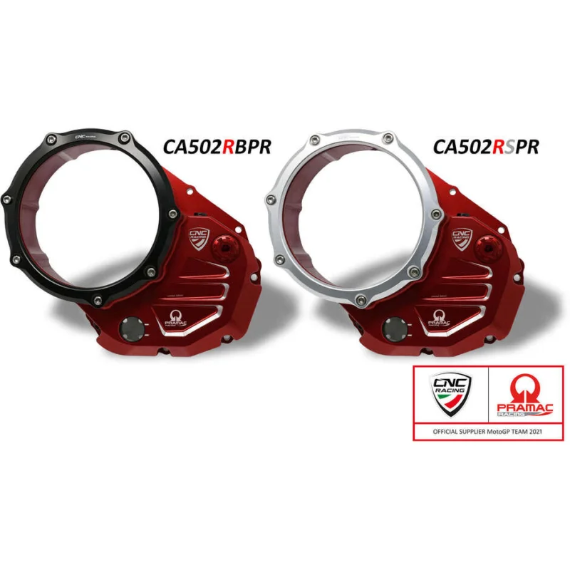 CA502 Clear Carter for Oil Clutch Ducati Pramac Racing Limited Edition CNC Racing Red Black Prezzo Basso