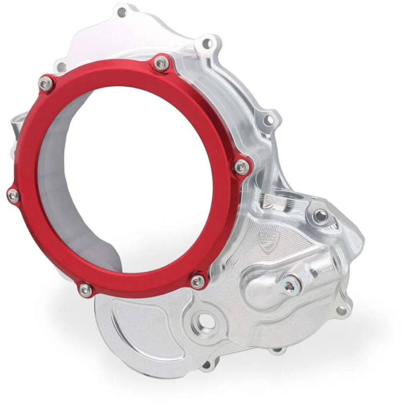 Consegna Rapida CA510 Clear Carter for Ducati BICOLOR CNC Racing Oil Clutches Silver Red