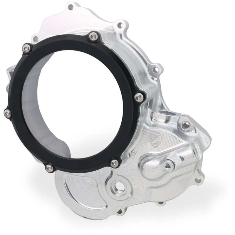 CA510 Clear Carter for Oil Clutches Ducati BICOLOR CNC Racing Silver Black Subito Disponibile