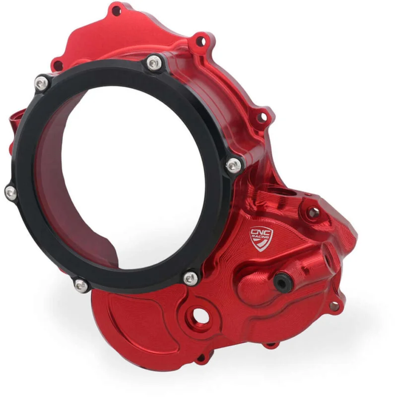 Compra Adesso CA510 Transparent Carter for Ducati BICOLOR CNC Racing Oil Clutches Red Black