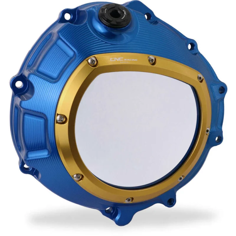 Promozione Esclusiva CA800 BMW CNC Racing Blue Gold Clear Clutch Cover