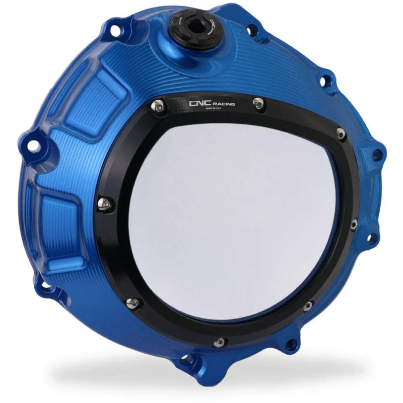 CA800 BMW CNC Racing Clear Clutch Cover Blue Black Spedizione Espresso
