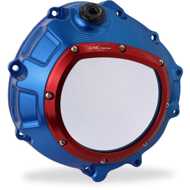 CA800 BMW CNC Racing Clear Clutch Cover Blue Red Solo Oggi