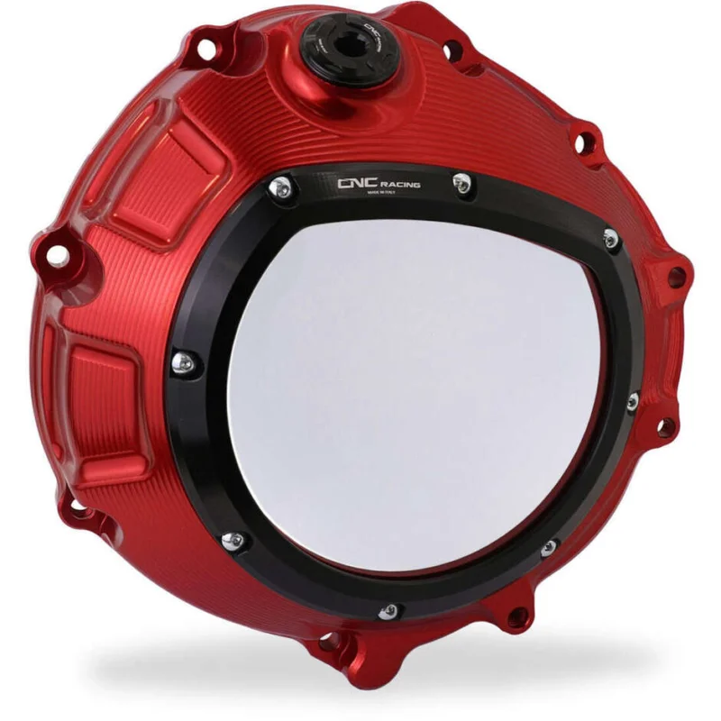 Super Prezzo CA800 BMW CNC Racing Clear Clutch Cover Red Black