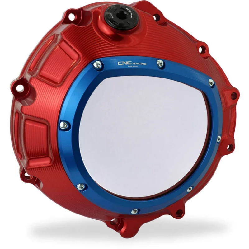 Occasione Imperdibile CA800 BMW CNC Racing Clear Clutch Cover Red Blue
