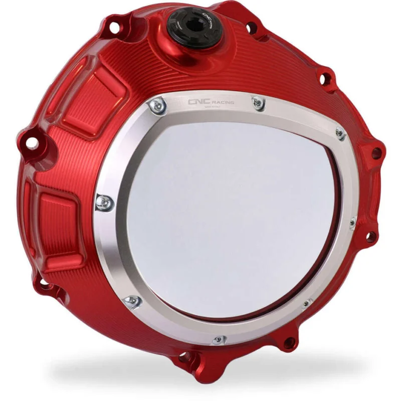Ultima Occasione CA800 BMW CNC Racing Clear Clutch Cover Red Silver