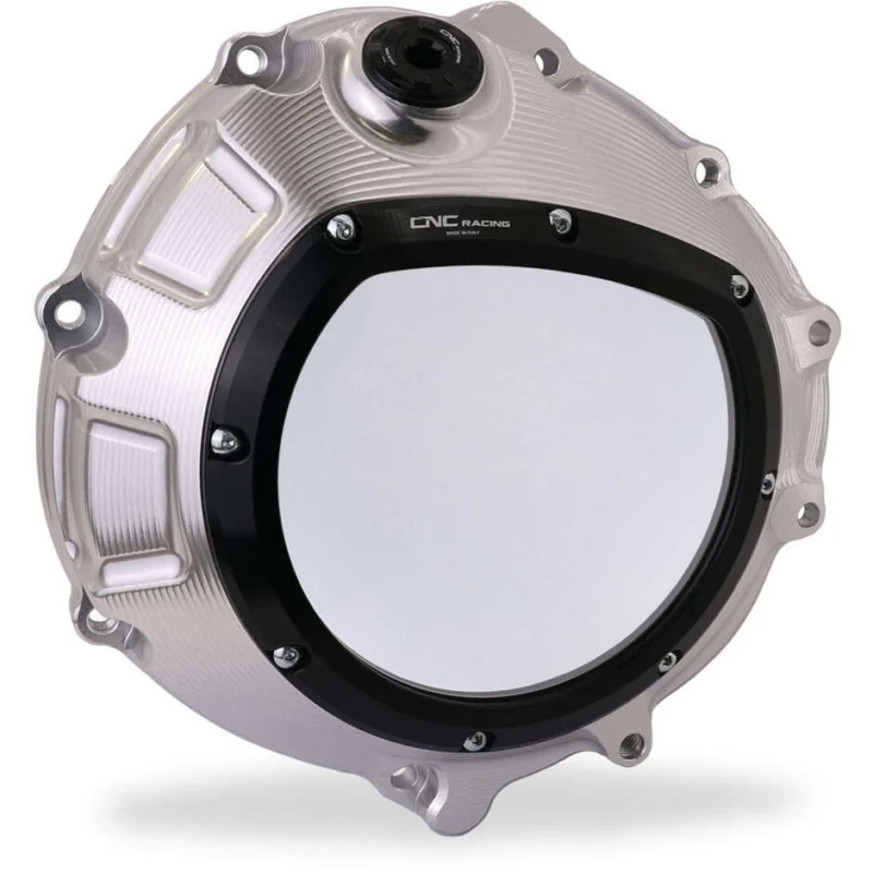 CA800 BMW CNC Racing Clear Clutch Cover Silver Black Must-Have