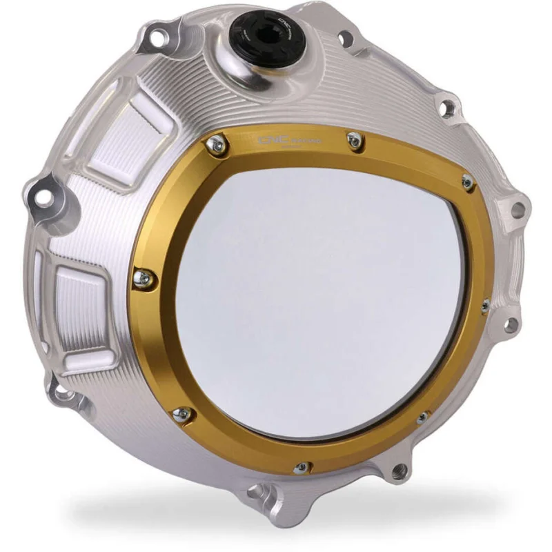 CA800 BMW CNC Racing Clear Clutch Cover Silver Gold Quantità Limitata