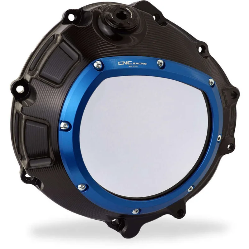 CA800 BMW CNC Racing Transparent Clutch Cover Black Blue Offerta Limitata