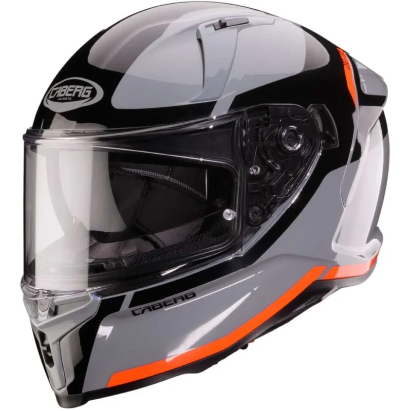 Caberg AVALON X PURE Full Face Motorcycle Helmet Grey Black Red Fluo Pagamento Sicuro