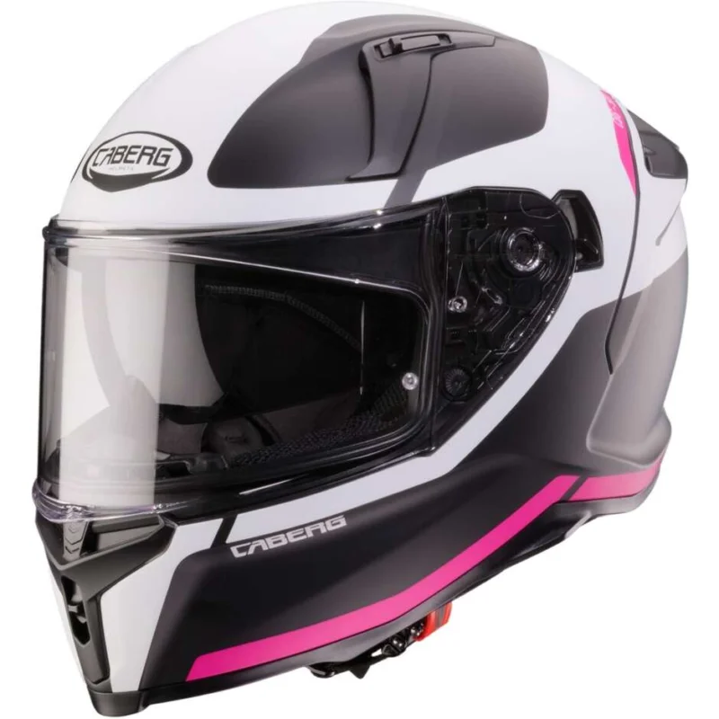 Caberg AVALON X PURE Full Face Motorcycle Helmet Matt Black White Fuchsia Ordina Subito