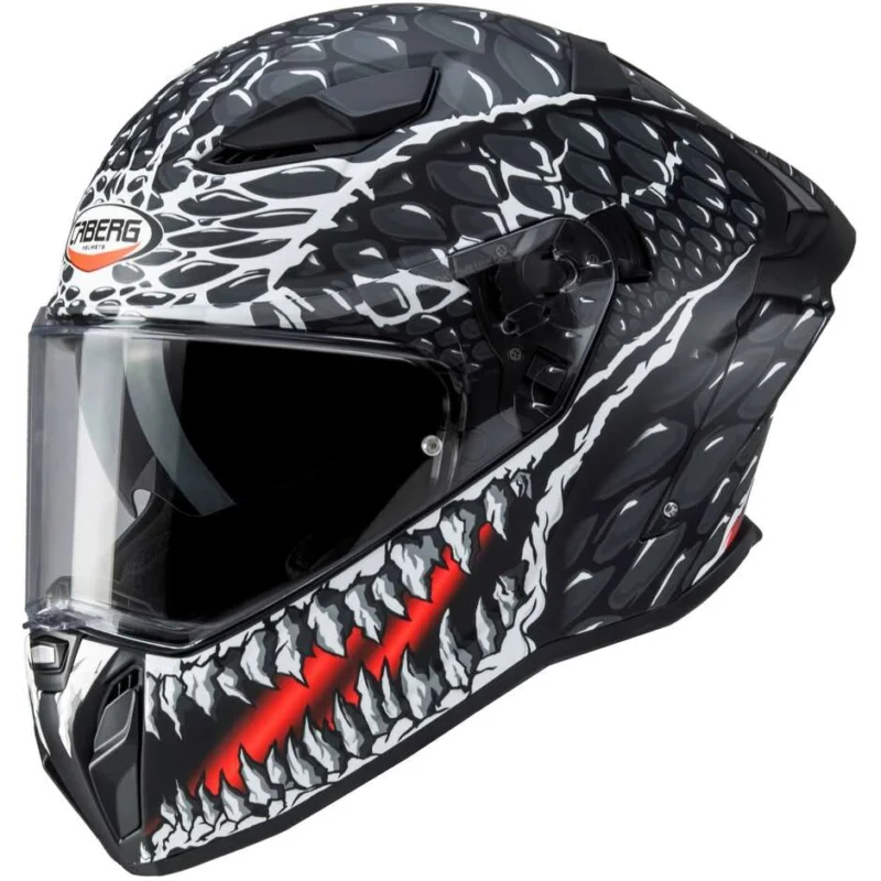 Solo Oggi Caberg DRIFT EVO 2 CROK Full Face Motorcycle Helmet Black Anthracite Red