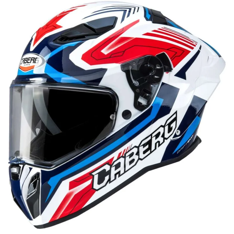 Offerta Lampo Caberg DRIFT EVO 2 JARAMA Full Face Motorcycle Helmet White Red Blue